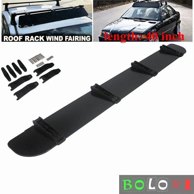 CAR RACK AERODYNAMIC Roof Wind Fairing Air Deflector Kit 40 inches