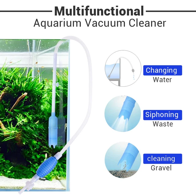 Aquarium Vacuum Cleaner Gravel Cleaner Fish Tank Water Change Pump Large Size 2