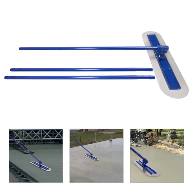 Concrete Finishing Trowel Bull Float Concrete Kit Cement Surface Smooth Finish