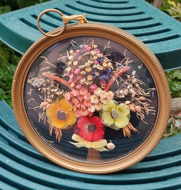 Kit cadre en bois avec fleurs séchées