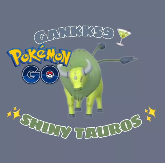 Shiny Tauros ✨️ Pokémon Go  (Read Desc)