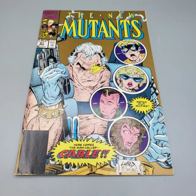 The New Mutants Vol 1 #87 March 1990 A Show of Power Softcover Marvel Comics