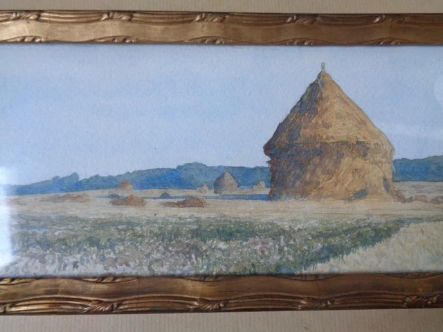 TABLEAU ANCIEN - Aquarelle - Signée EUR 70,00 - PicClick FR