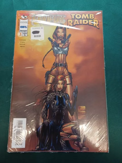 Tomb Raider WitchBlade #1 NM (8 Photos) Turner Top Cow Image Comics not cgc Mint