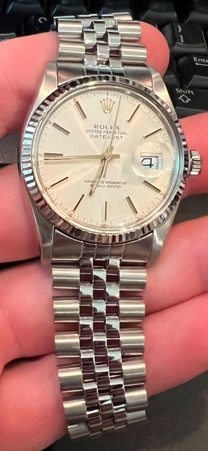 Rolex ladies Oyster Perpetual Datejust Quickset 16014 Silver Dial Jubilee Rolex ladies Oyster Perpetual Datejust Quickset 16014 Silver Dial Jubilee