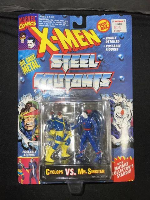 X-men Steel Mutants Cyclops vs Mr. Sinister