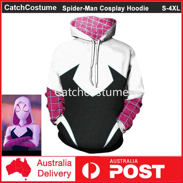 Marvel Spider-Man Spider-Gwen - Vestito da bambina in pile, motivo
