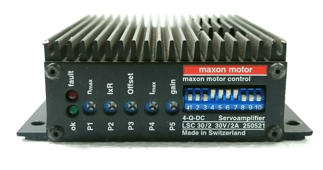 MAXON MOTOR 4-Q-DC, SERVO AMPLIFIER as photo, sn:DRV27, lo