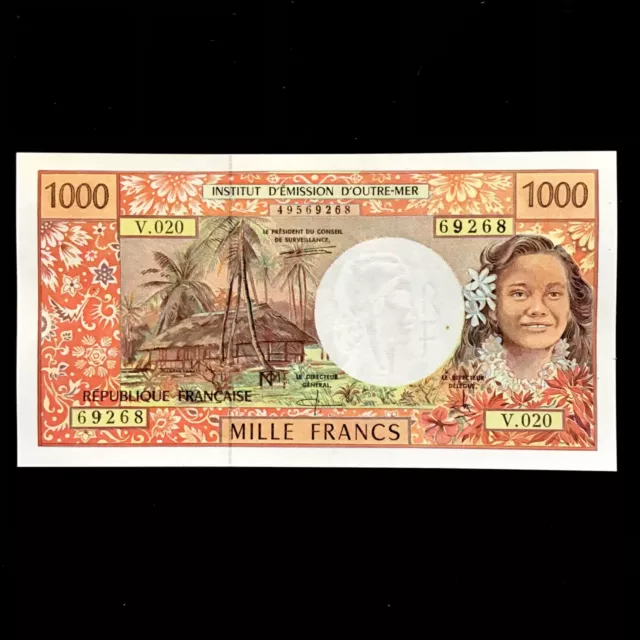 French Pacific Territories. 1000 Francs Banknote 1996. High Grade, Scarce.