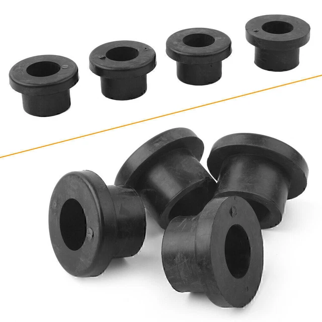 4 Pcs Rubber Motorcycle Handlebar Riser Bushings For Harley Davidson Touring
