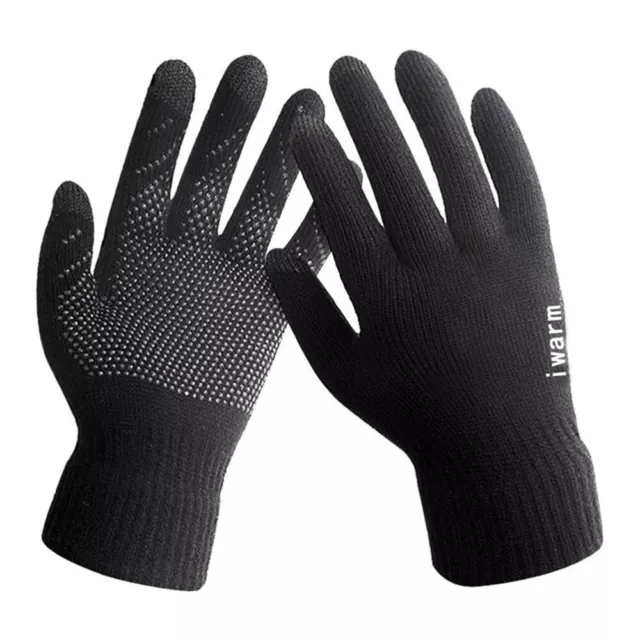 Knitted Acrylic Gloves with Hand Touch Screen Function for Winter