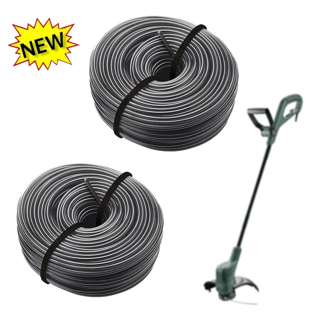 Ersatz-Trimmerschnur Für Bosch Rasentrimmer – 1,6 Mm Stark, 24 M Lang, 4 Rollen Set