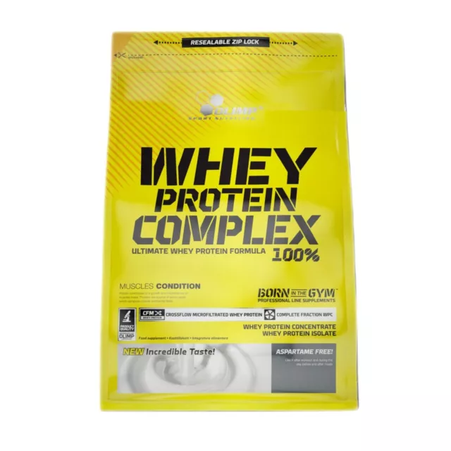 Olimp Whey Protein Complex 100% Pure Wpi Wpc Bcaa Amino Acids Lemon Cheesecake