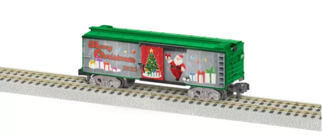 Lionel 2219340 S Scale American Flyer 2022 Christmas Boxcar