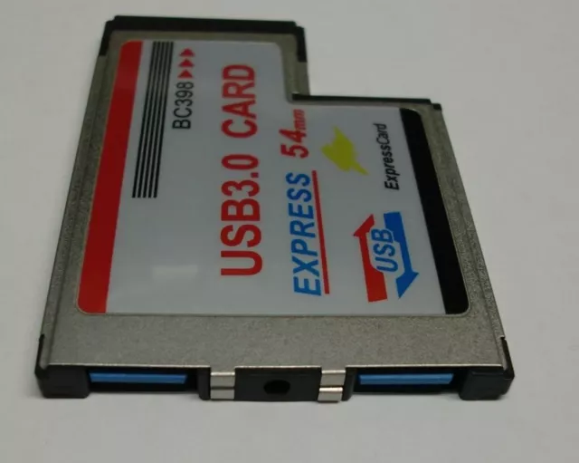 Express Card 2 Port USB 3.0 Mini Card  #h823