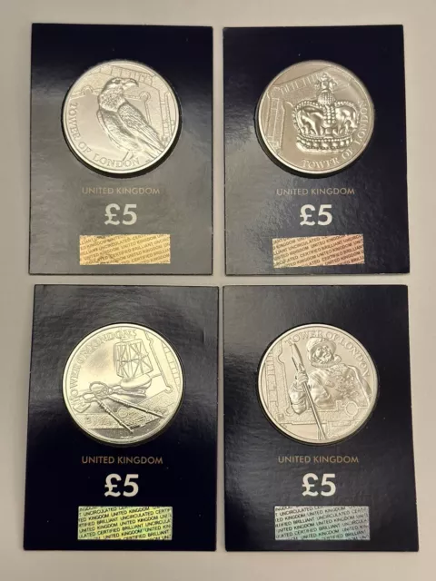 2019 The Tower of London Brilliant Uncirculated 4 Coin Series