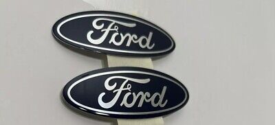 2 OEM Genuine Ford 3M Sticker 1 Pair Center Cap Wheel Emblem   2.75 X 1