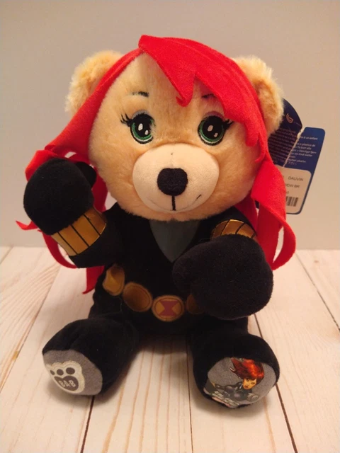 Marvel Black Widow Build A Bear plush 9" BAB Avengers Mega Minis