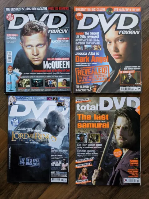 DVD Review Total DVD  2003/04  Film Movie Magazine Bundle Job lot FREE POST