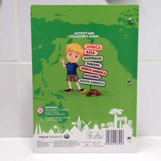 Woolworths World Explorers Collectors Album (ALBUM ONLY NO CARDS) 2