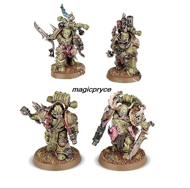 Figurines Warhammer 40k – Plague Marines Death Guard – Finecast – Neuf Sous Blister