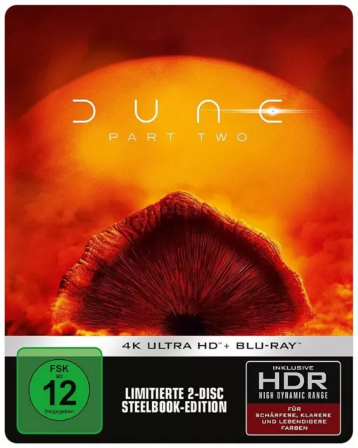 Dune: Part Two - 4K Ultra HD Blu-ray + Blu-ray / Limited Steelbook (4K Ultra HD)