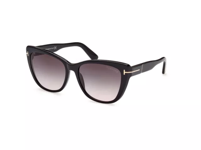 TOM FORD Lunettes de soleil FT0937 Nora  01B Noir fumée Femme