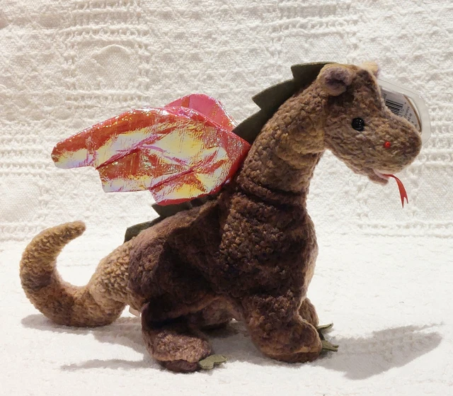Ty Beanie Babies SCORCH Dragon 1998 - w/tag