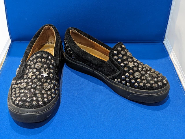 JEFFREY CAMPBELL HAVANA Last California Slip On Shoes UK 4 EU 37 Studs 16.99 PicClick UK