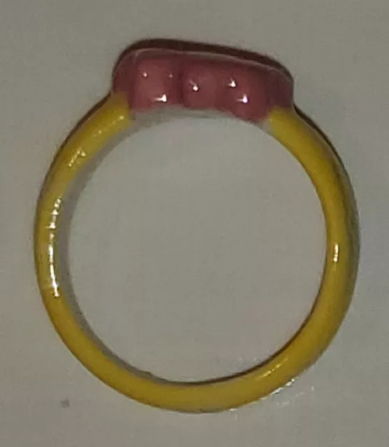 fève unité série trésors de fillettes 2009 bague jaune 2