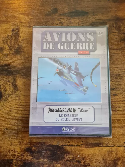 DVD  avions de guerre MITSUBISHI A6M ZERO LE CHASSEUR DU SOLEIL LEVANT NEUF