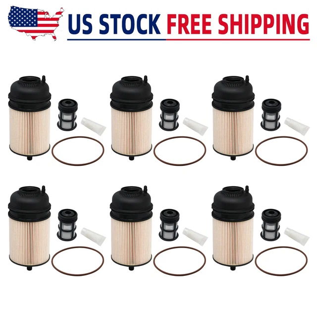 (6PACK)PF9908 FUEL FILTER Kit for DD13,DD15,DD16 Engines Replaces