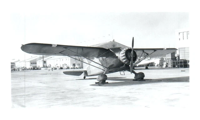 Stinson Reliant Straight Wing Airplane Aircraft Vintage Photograph 5x3.5"