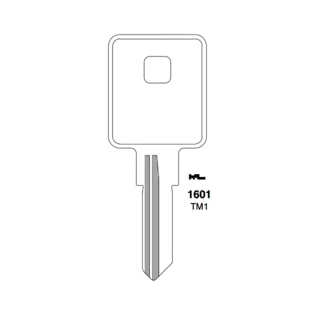 ILCO Fits for 1601 Trimark Commercial Key Blank - TM1 - TRM-5D  (10 Pack)