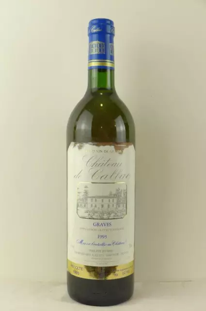 graves château de callac Blanc 1993 - bordeaux
