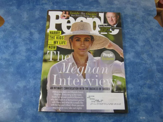 PEOPLE MAGAZINE MARCH 17, 2025 THE MEGHAN INTERVIEW Inside the Oscars