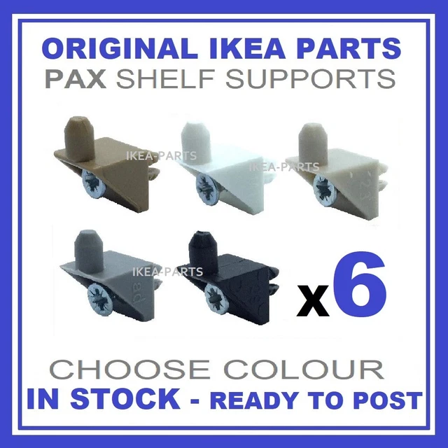 IKEA PAX WARDROBE Komplement Shelf Support Brackets Pins Fixings With