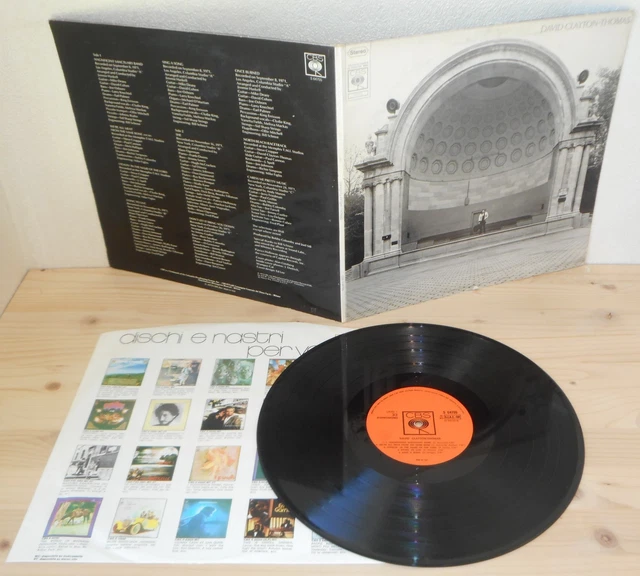LP DAVID CLAYTON THOMAS s/t (Cbs 72 ITALY)Blood Sweat & Tears soul jazz rock VG+