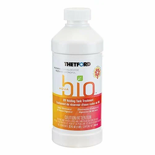 Thetford AquaBio 96607 RV Holding Tank Treatment Citrus Twist Scent, Formalde