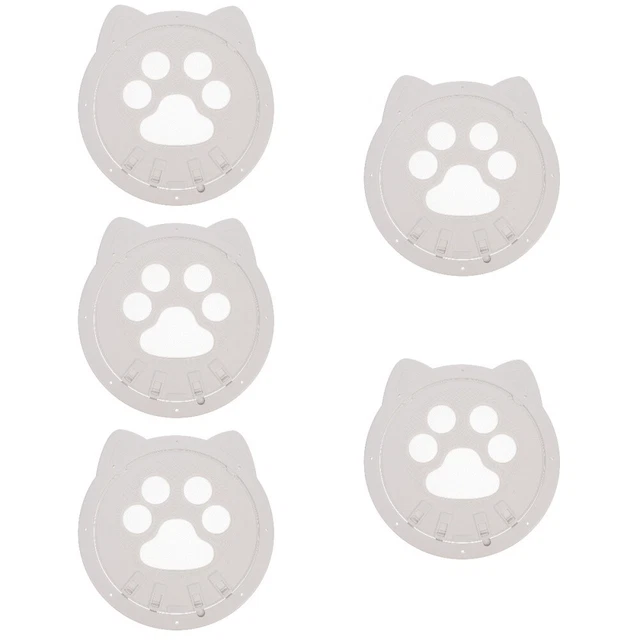 5 juegos puerta de dos vías acceso puerta para mascotas gatito pantalla puerta pasillo para mascotas puerta