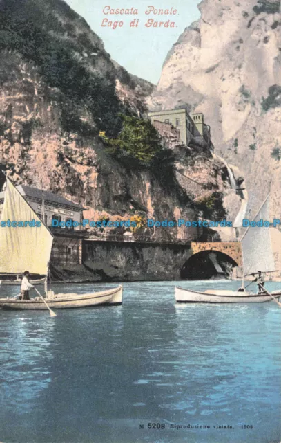 R670138 Lago di Garda. Cascata Ponale. Joh. E. Amonn