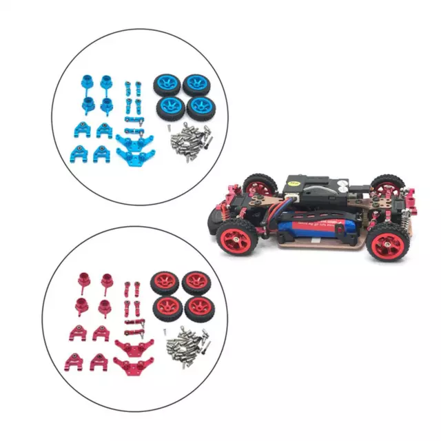 Upgrade Metal Parts Kit for Wltoys P929 P939 K969 K979 K989 K999 1/28 Rc Car