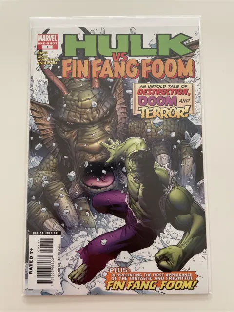 Hulk vs Fin Fang Foom #1, Peter David Story, Reprint 1st app