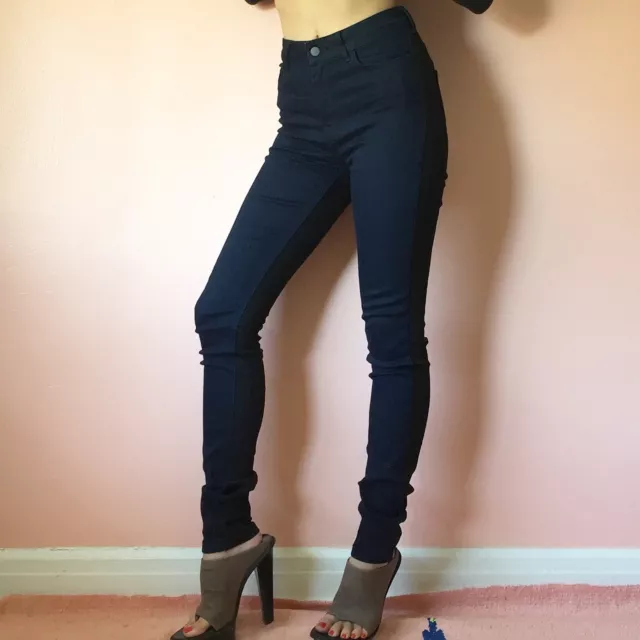 Just Female Two Tone Skinny Jeans