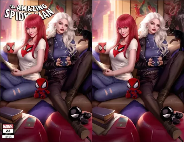 The Amazing Spider-Man #23 Ariel Diaz Variant Cover Set Marvel Comics