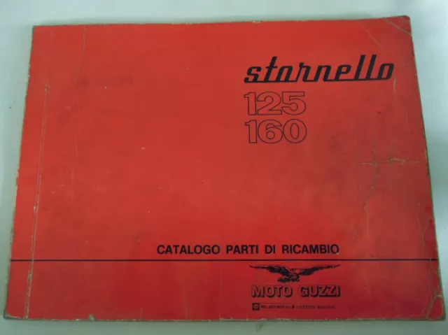 Moto Guzzi Catalogo ricambi STORNELLO 125/160cc originale