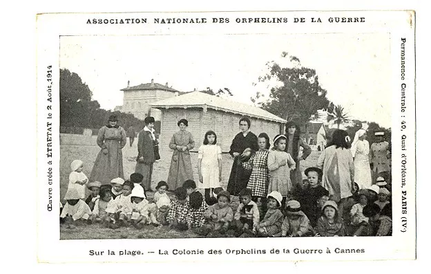CPA 06 Alpes-Maritimes Cannes La Colonie des Orphans de la Guerre