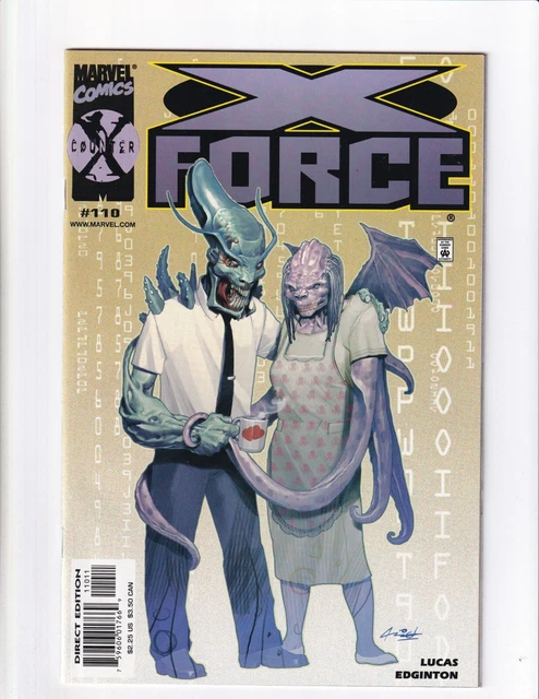 X FORCE #110 MARVEL 2000 SERIES VF/NM IAN EDGINTON STORY, ARIEL! Bag/Boarded