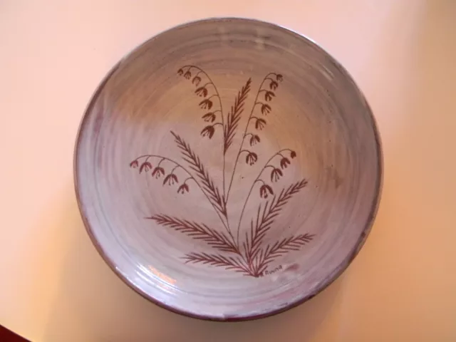 Plato de Cerámica Vallauris R Rouma 29,5 CM