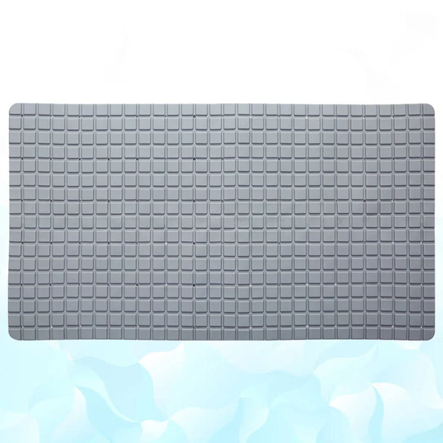 1 pieza alfombra de baño bañera ducha inodoro sin almohadilla con ventosa para Home Grey